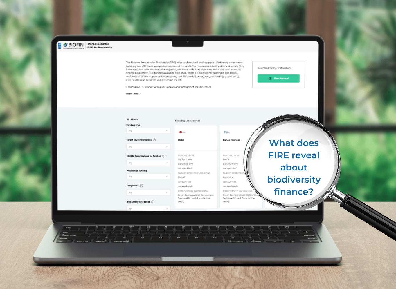 Biodiversity finance overview: figures from the Finance Resources for Biodiversity (FIRE) database